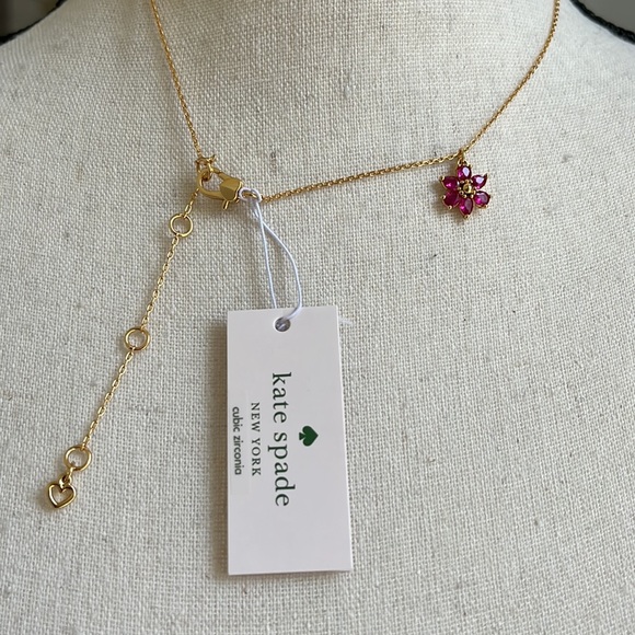 Kate Spade "First Bloom" Mini Pendant Necklace - NWT - Picture 6 of 11